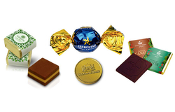 Chocolats à l´unité gratuits Personnalisé et publicité