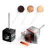 Chocolate Lollipop in Cube