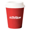 Vaso de cartón súper eco con tapa