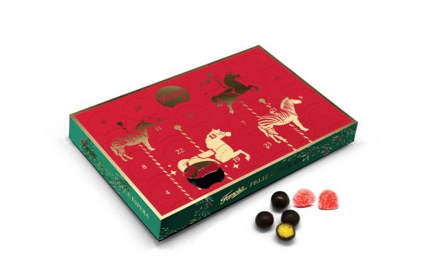 Calendario con bola de cereal o gummy