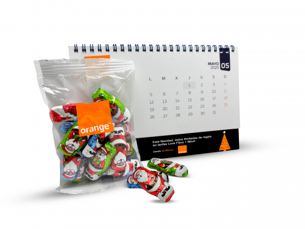 Table Calendar with Bonbons