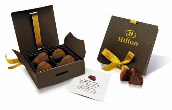 Caja lux con 4 trufas