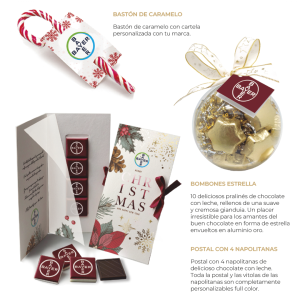 Cofre dulces navideños y chocolates - Imagen 2