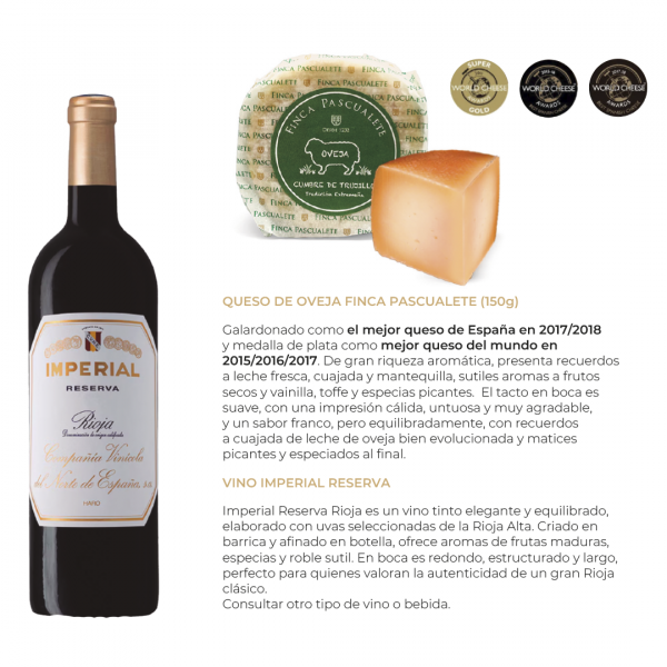 Cofre queso y vino - Imagen 2
