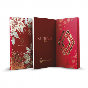 Postal con tableta choco-topping